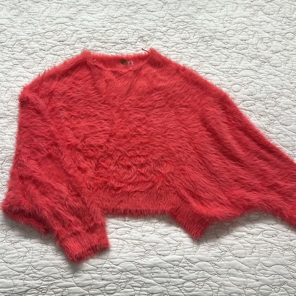 Very fuzzy free people slouchy sweater